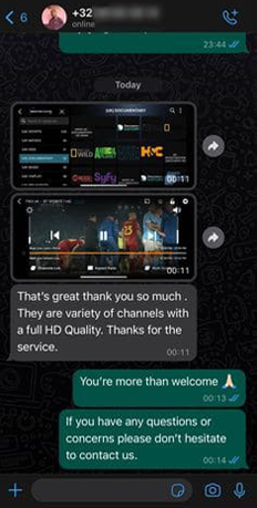MyKingTV premium IPTV service